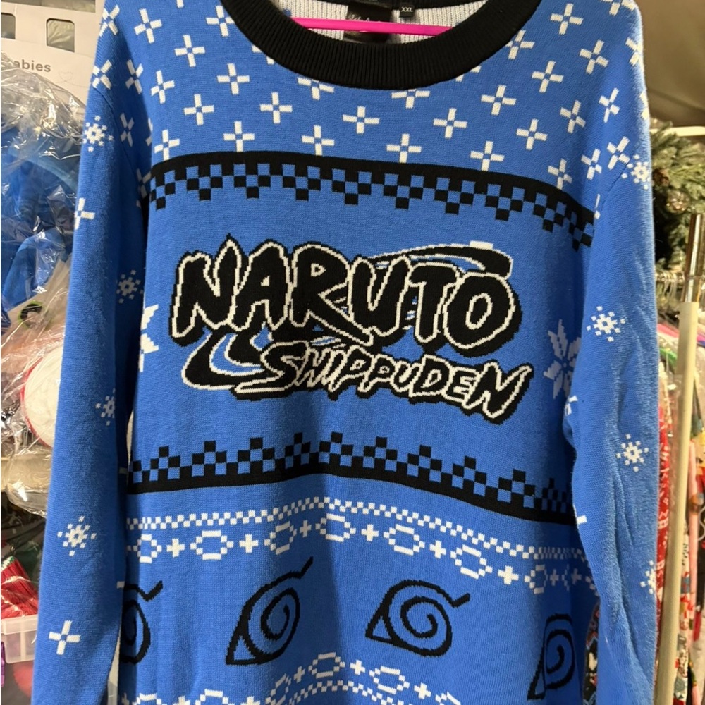 Naruto UGLY Christmas sweater NEW Adult XXL